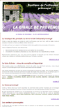 Mobile Screenshot of cigaledeprovence.com