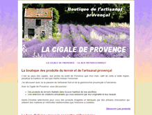 Tablet Screenshot of cigaledeprovence.com